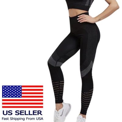 Women Breathable high Waist Legging Workout Seamless Tummy control Slim Fit Teen